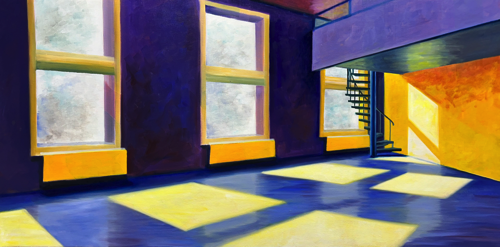 De trap draait zich om
en herinnert de vloer aan
verleden dansjes
olieverf op katoen 80 x 160 cm
unfinished De trap draait zich om
en herinnert de vloer aan
verleden dansjes
olieverf op katoen 80 x 160 cm
unfinished